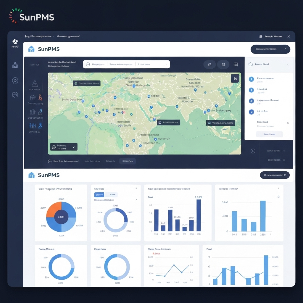 SunPMS responsive web dashboard
